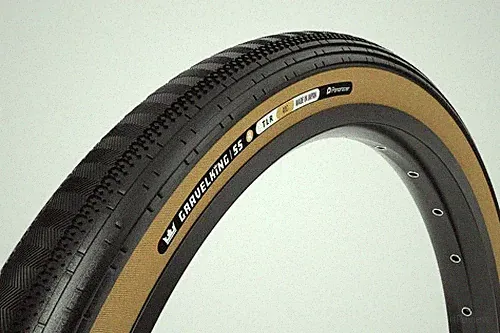 2024 Panaracer GravelKing SS R 700x35c BLK/Amber Tubeless TLR Beadlock Gravel CX