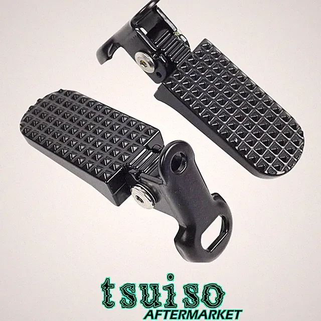 2x Foot Rests Electric Bike Front Pedals Cycling Accessory Anti Skid Foot Pegs