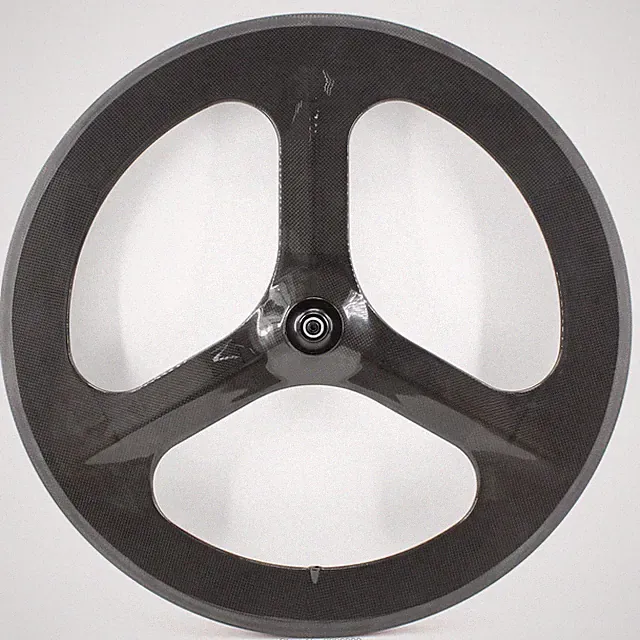 700C Road Track Fixed Gear Bike 3K UD 12K Full Carbon Clincher Front Rear Wheel