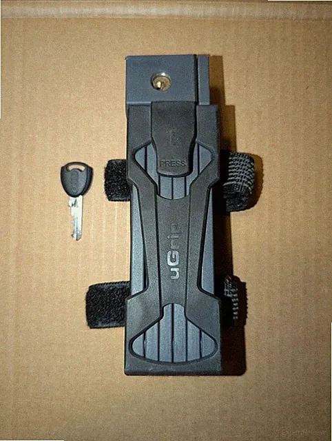 Abus Bordo Bontraeger Elite u Grip Large Folding Bike Lock And Key