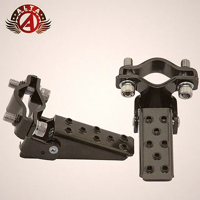 ALTA Bicycle Folding Fork Step Peg Chrome Steel 3-3/4" Universal BMX MTB Bikes.