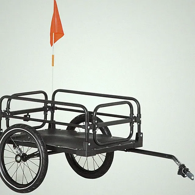 Bike Cargo Trailer Wagon Bicycle Trailer with Suspension, 16'' Wheels