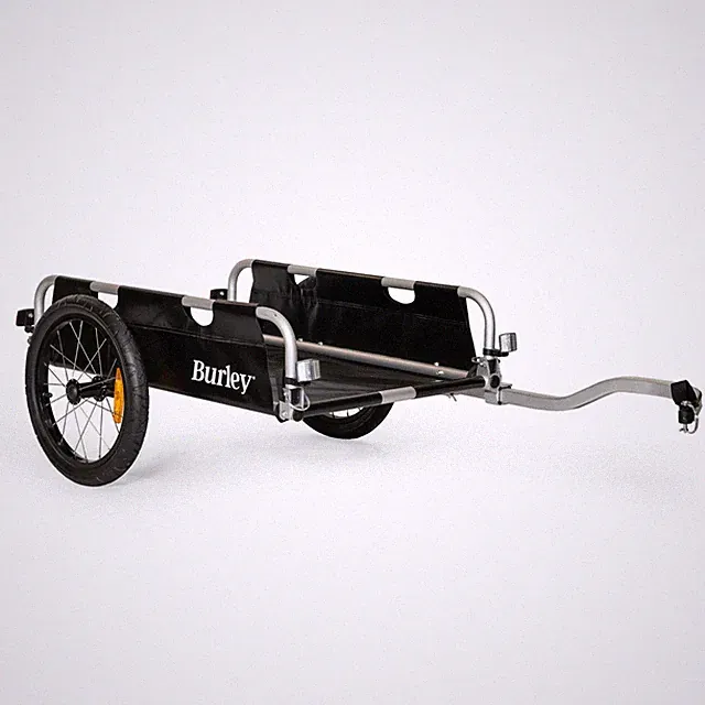 Burley Flatbed Bike Cargo Trailer Bicycle Wagon Carrier Folding Utility New