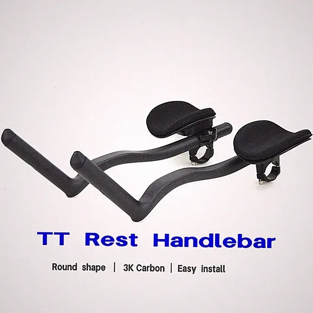 Carbon TT Handlebar 55 Degree Mountain Road Bike Rest Bar TT-steering Aerobar