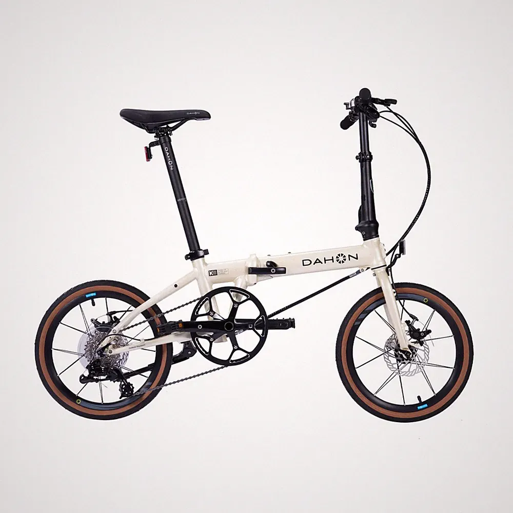 Dahon K9 Folding Bike Commuter Portable Bicycle (Cream)