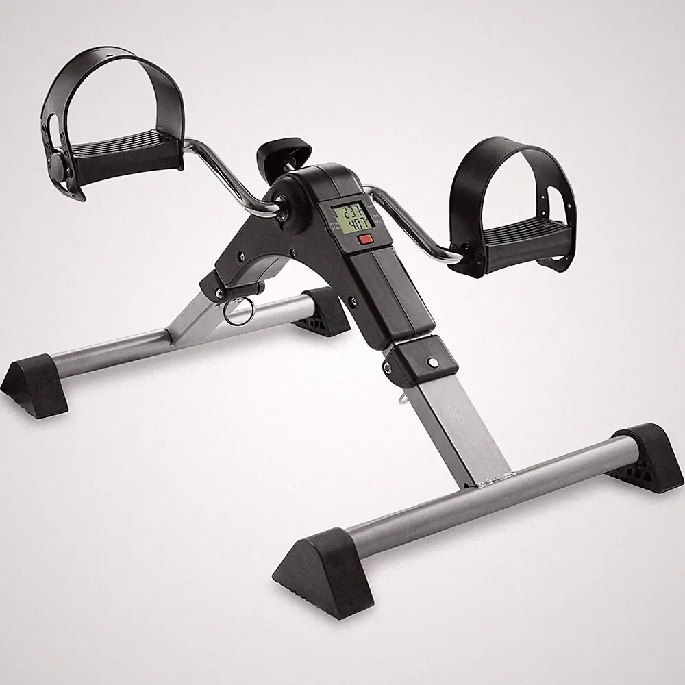 Foldable Under Desk Stationary Exercise Bike - Arm Leg Foot Pedal Exerciser
