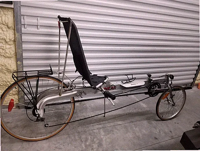 IOWA LINEAR RECUMBENT FOLDING BICYCLE