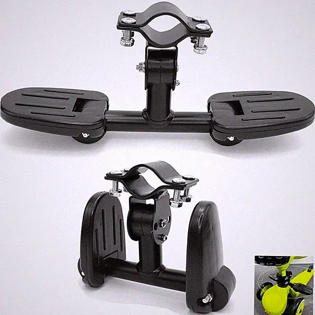 Kick Scooters Footrest with Folding Foot Rest Pegs Toddler Balance Bike