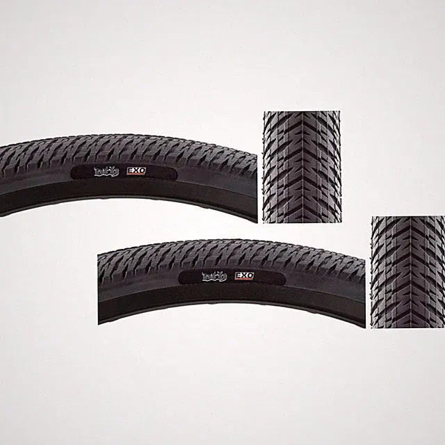 Pack of 2 Maxxis DTH 20 x 1.75 Clincher Fold TPI 100 Black/Black Reflective BMX