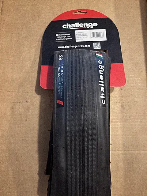 Pair Challenge Strada Bianca TLR 700 x 36 Gravel, Touring Bike Tire -Black New