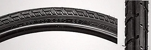 Sunlite Hybrid Tires, 700 x 38, Black/Black