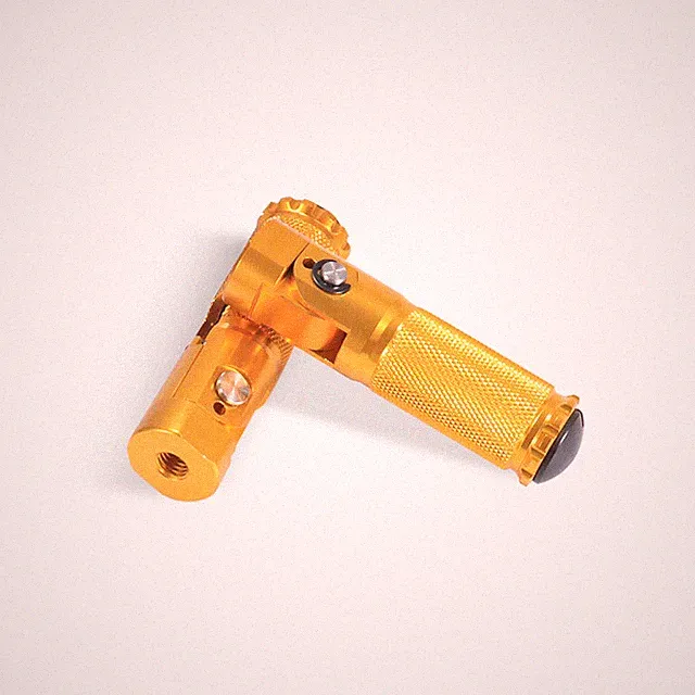Universal Motorcycle Bike Folding Footrests Footpegs Foot Rests Pegs Old School