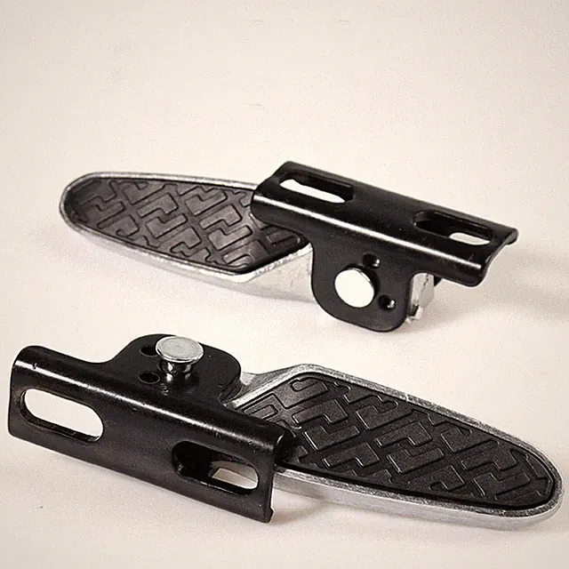 Universal Motorcycle Electric Bike Folding Foot Pegs Footpeg Rear Set Pedals