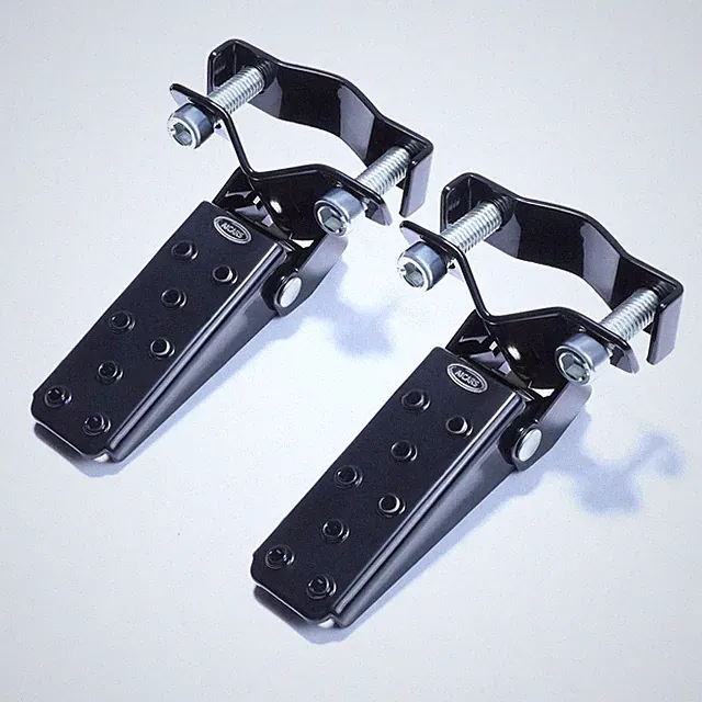 Universal Motorcycle Foot Pegs Bike Footpegs Folding Pedal for Mini Bike ATV...