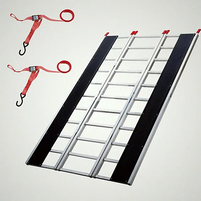VEVOR 85" x 54" Extra Wide Aluminum Foldable Ramp 1500LBS Capacity Loading Ramp