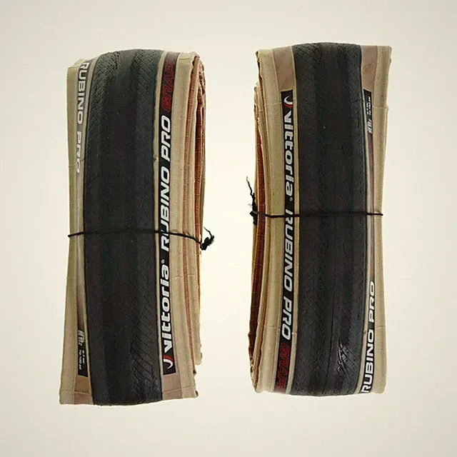 Vittoria Rubino Pro G2.0 Road Clincher 700x25C/28C Para Black/Tan 1 or 2 Tire